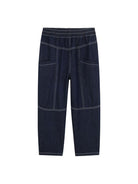 Jeans per bambino Kenzo Kids blu con stampa logo - Rubino Kids