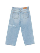Jeans per bambino Palm Angels Kids con dettaglio logo - Rubino Kids