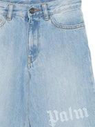Jeans per bambino Palm Angels Kids con dettaglio logo - Rubino Kids
