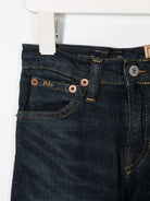 Jeans per bambino Ralph Lauren Kids in denim modello slim a vita media - Rubino Kids