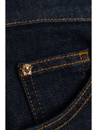 Jeans per bambino Versace Kids in denim blu a gamba dritta a vita media - Rubino Kids