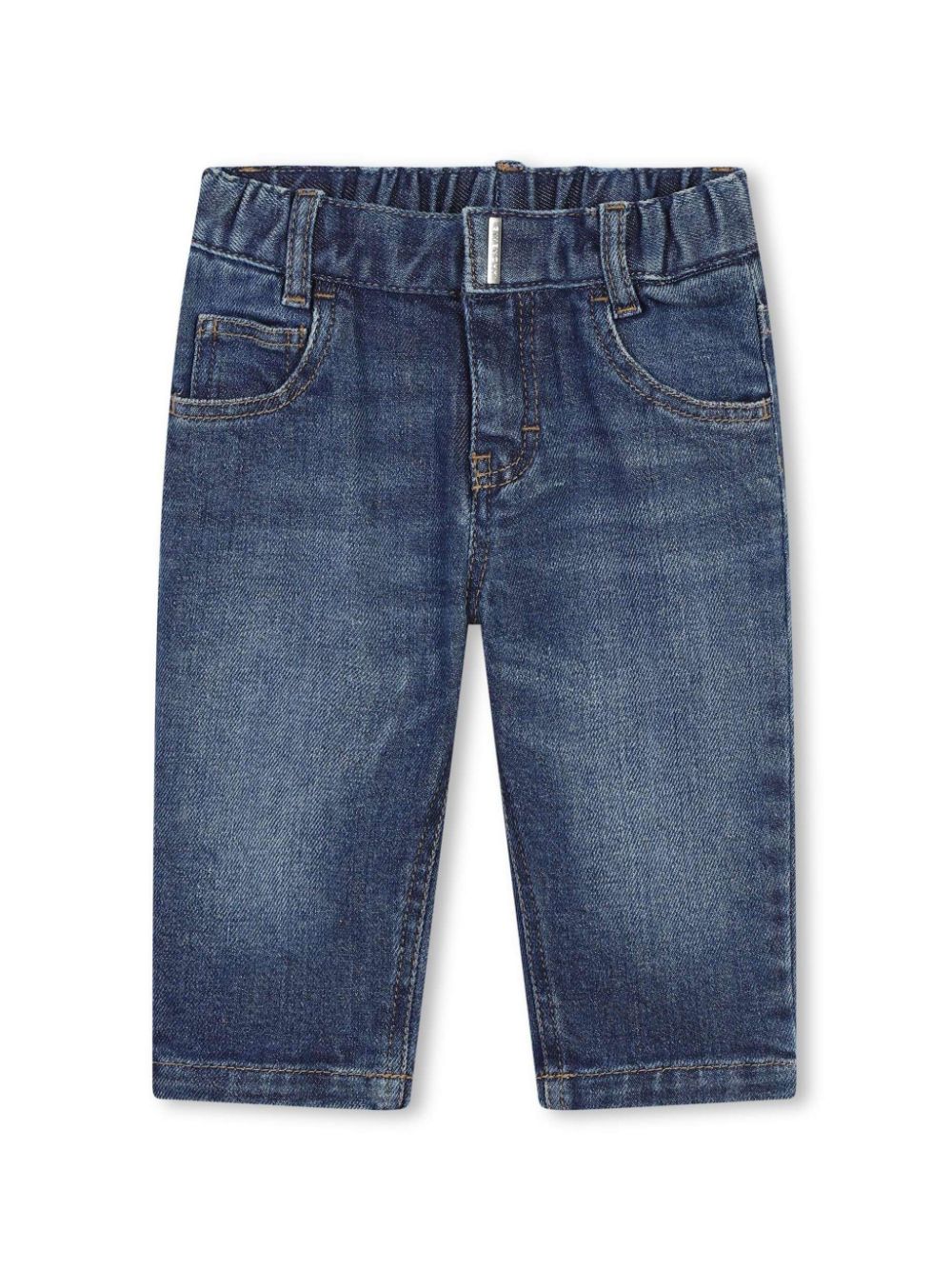 Jeans per neonati Givenchy Kids in denim con motivo 4G - Rubino Kids