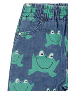 Jeans per neonato Stella McCartney Kids in denim con stampa rana - Rubino Kids