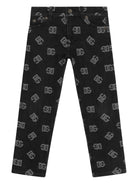 Jeans skinny con effetto jacquard - Rubino Kids