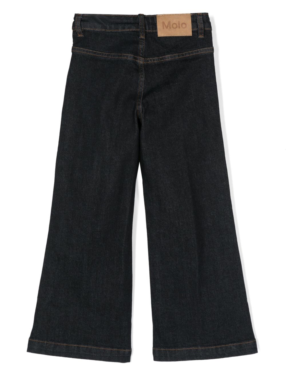 Jeans svasati Adina per bambina Molo blu con cuciture saldate - Rubino Kids