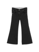 Jeans svasati con logo - Rubino Kids