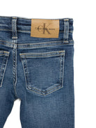 Jeans svasati per bambina Calvin Klein Kids blu con passanti - Rubino Kids