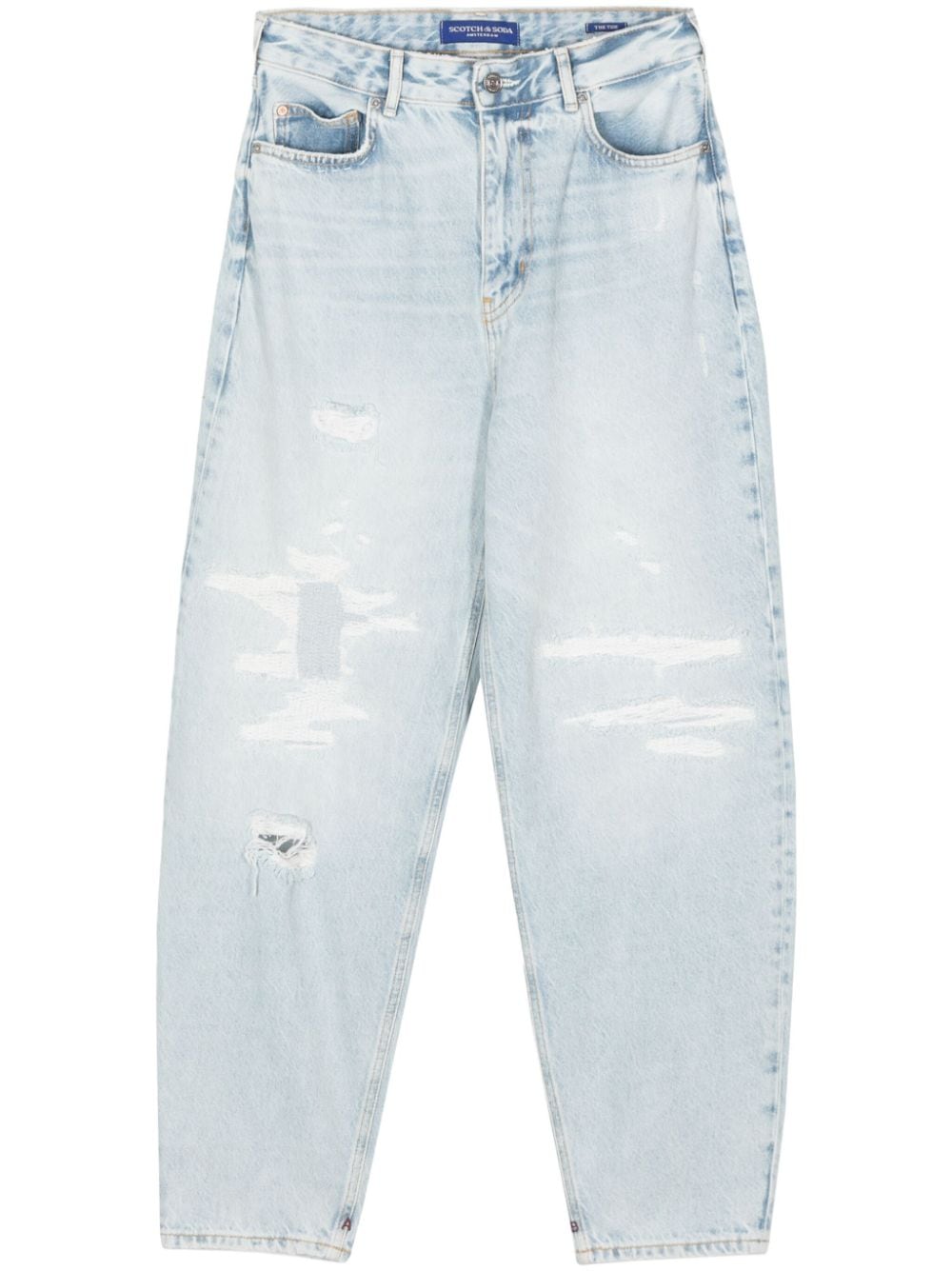 Jeans Tide per donna Scotch & Soda azzurro con effetto vissuto - Rubino Kids