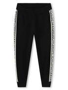 Joggers per bambina The Marc Jacobs Kids nero con coulisse - Rubino Kids