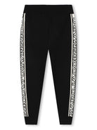 Joggers per bambina The Marc Jacobs Kids nero con coulisse - Rubino Kids