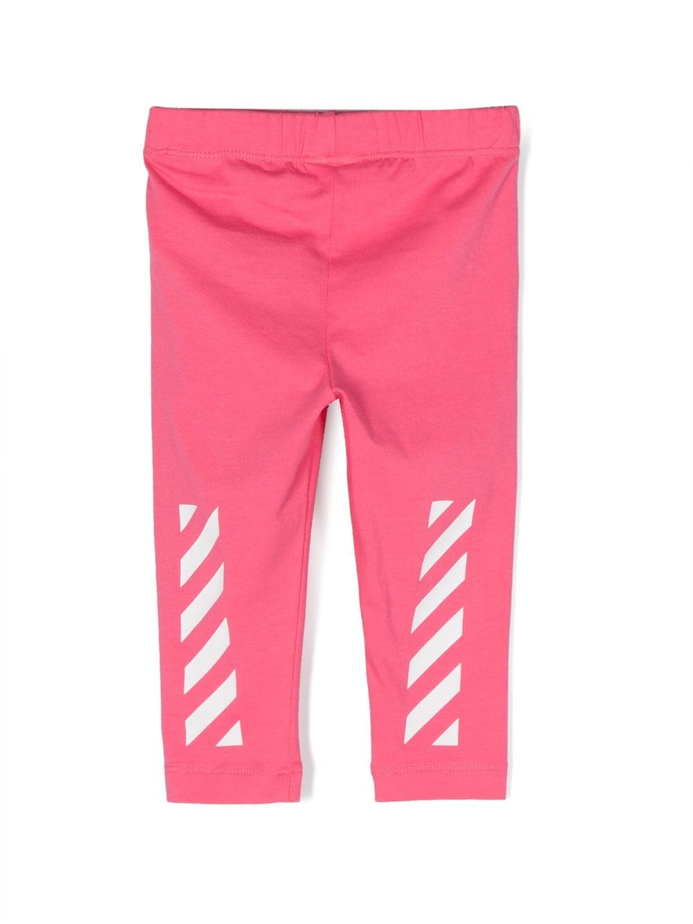 leggings con elastico in vita e stampa logo - Rubino Kids