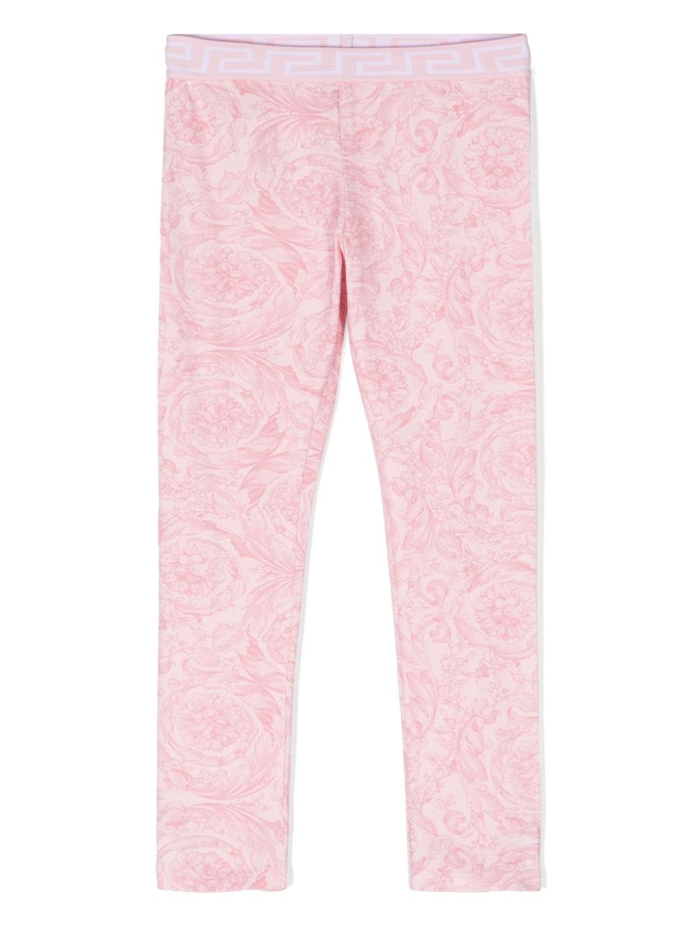 Leggings con stampa Barocco - Rubino Kids