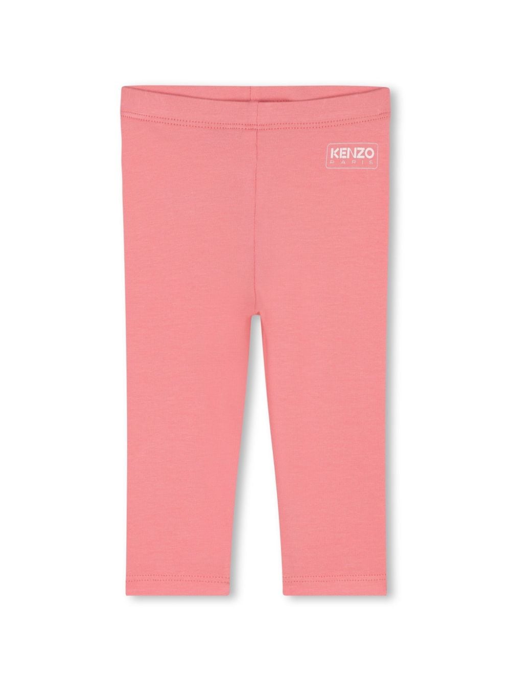 Leggings con stampa per neonata Kenzo Kids rosa con taglio slim - Rubino Kids