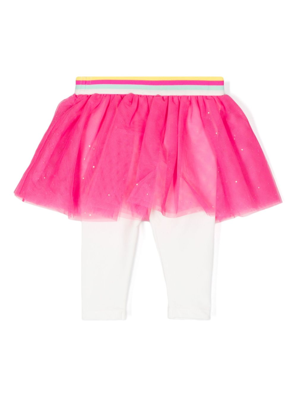 Leggings con strato in tulle - Rubino Kids