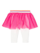 Leggings con strato in tulle - Rubino Kids