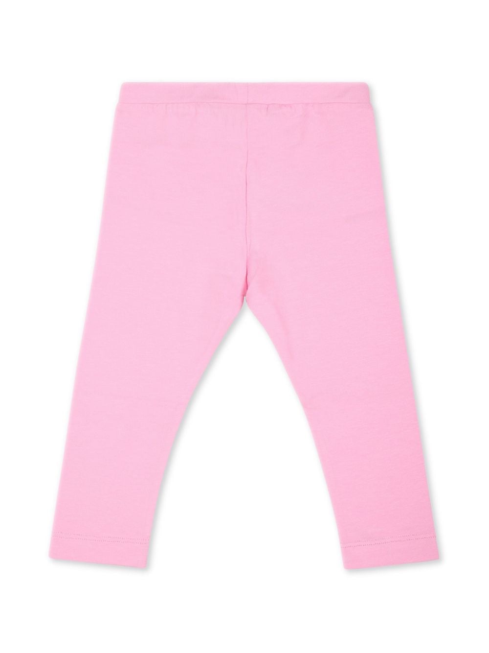 Leggings con vita elasticizzata con stampa logo - Rubino Kids