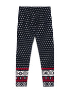 Leggings per bambina Polo Ralph Lauren Kids blu con motivo Polo Pony esclusivo - Rubino Kids