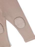 Leggings per neonata Donsje Keene beige con ginocchia in finta pelliccia - Rubino Kids