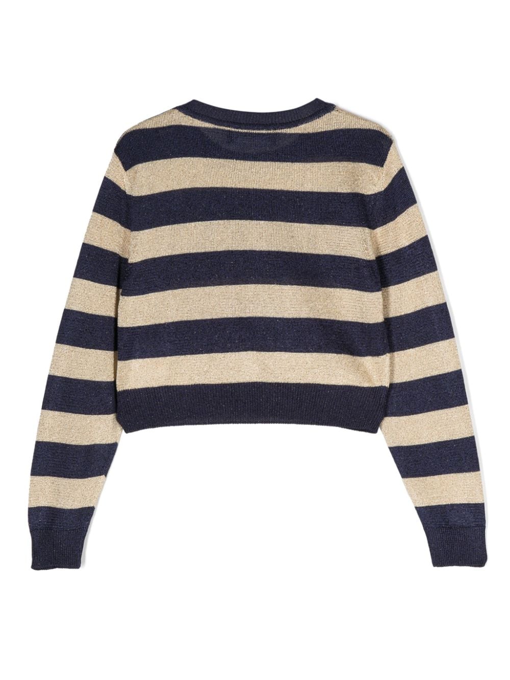 Maglione a righe con ricamo - Rubino Kids