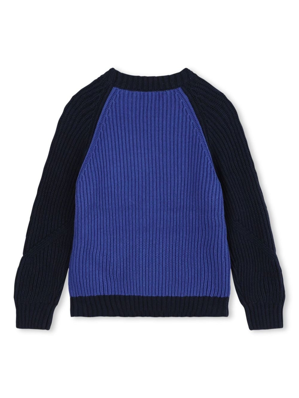 Maglione blu per bambino con design color - block Kenzo Kids - Rubino Kids