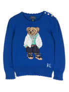 Maglione con motivo Polo - Bear - Rubino Kids