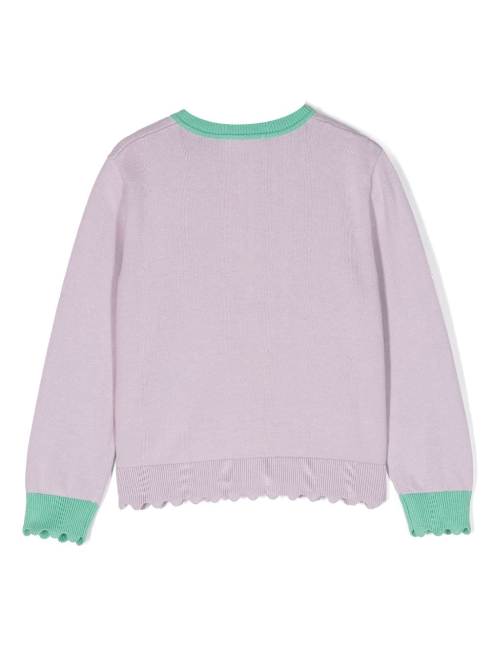 Maglione con motivo Seashell jacquard - Rubino Kids