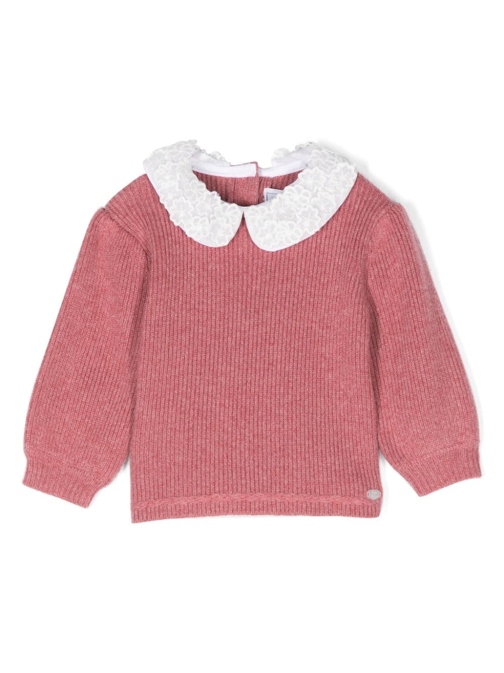 Maglione con ricamo a fiori - Rubino Kids