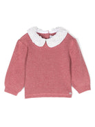 Maglione con ricamo a fiori - Rubino Kids