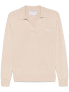 Maglione da donna MC2 Saint Barth Eze beige con collo a polo - Rubino Kids