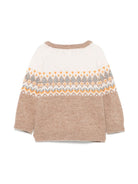 Maglione Fair Isle per neonato Tartine Et Chocolat beige girocollo<BR/> - Rubino Kids