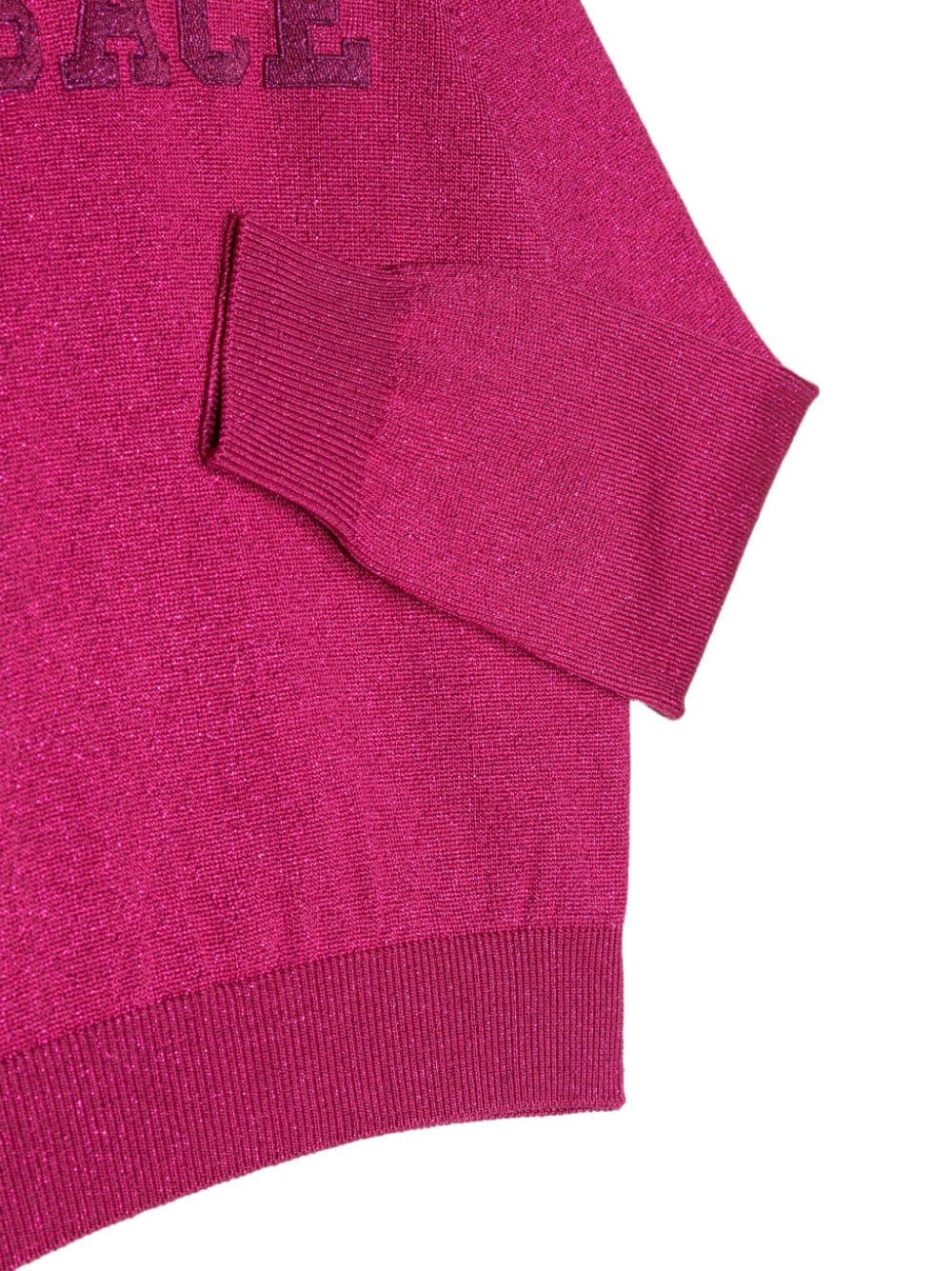 Maglione girocollo con applicazione - Rubino Kids