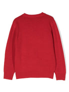 Maglione girocollo per bambino Il Gufo rosso con maniche lunghe - Rubino Kids