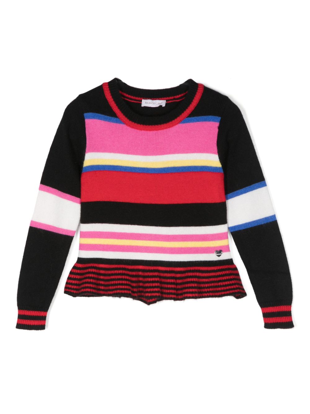 Maglione multicolor per bambina a maniche lunghe Monnalisa - Rubino Kids