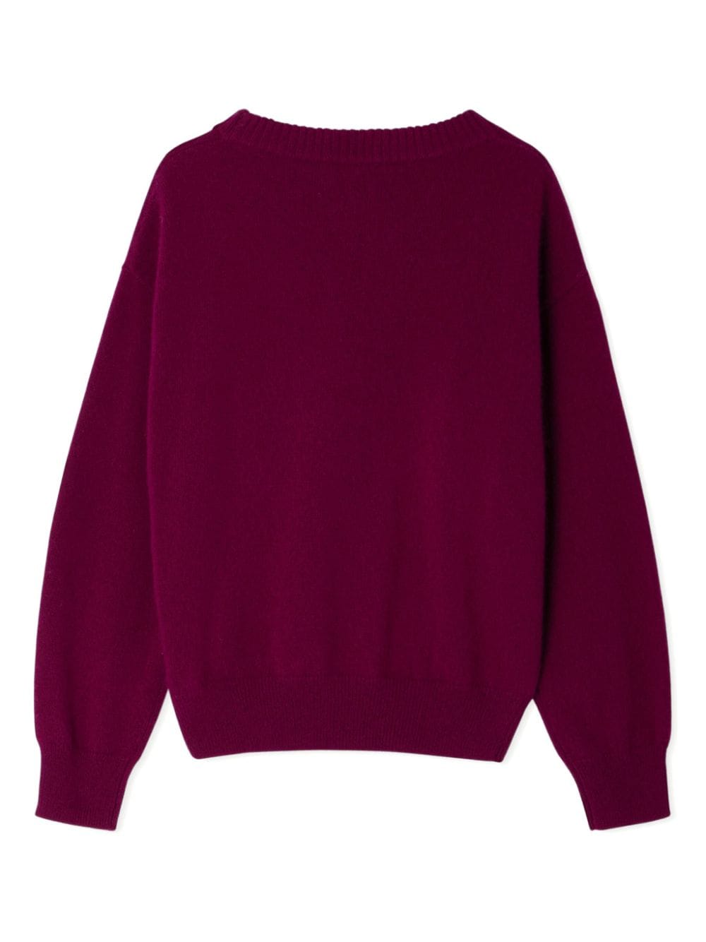 Maglione per bambina Bonpoint Anumati viola con dettaglio ciliegia - Rubino Kids