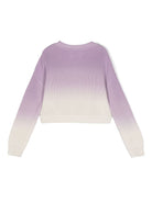 Maglione per bambina Calvin Klein Kids viola in cotone effetto sfumato - Rubino Kids