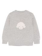 Maglione per bambina Donsje grigio con motivo pecora sul davanti - Rubino Kids