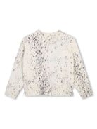 Maglione per bambina Givenchy Kids beige con stampa animalier - Rubino Kids