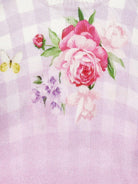Maglione per bambina Monnalisa rosa a quadretti - Rubino Kids