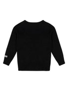 Maglione per bambina Moschino Kids nero con scritta Love - Rubino Kids