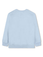 Maglione per bambino Givenchy Kids azzurro con lavorazione a maglia - Rubino Kids