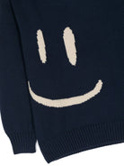 Maglione per bambino Molo Bello blu con stampa smiley - Rubino Kids