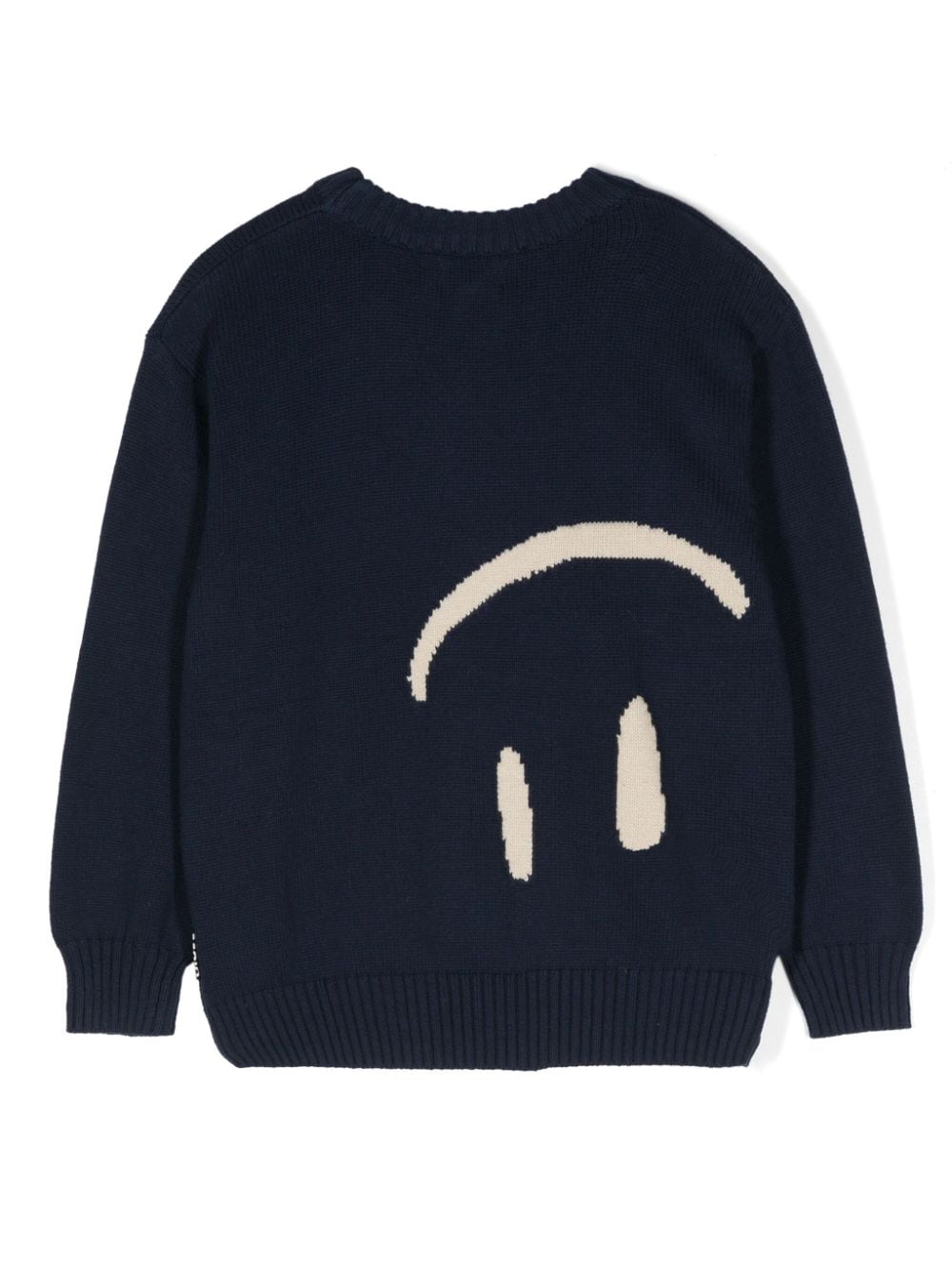 Maglione per bambino Molo Bello blu con stampa smiley - Rubino Kids