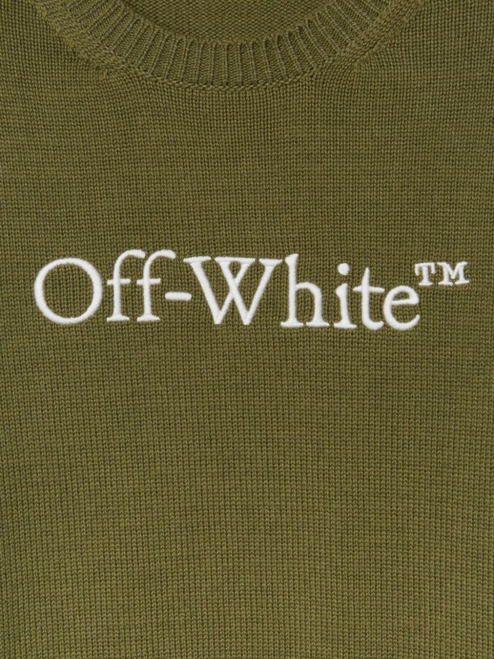 Maglione per bambino Off - White Kids Bookish con logo ricamato - Rubino Kids