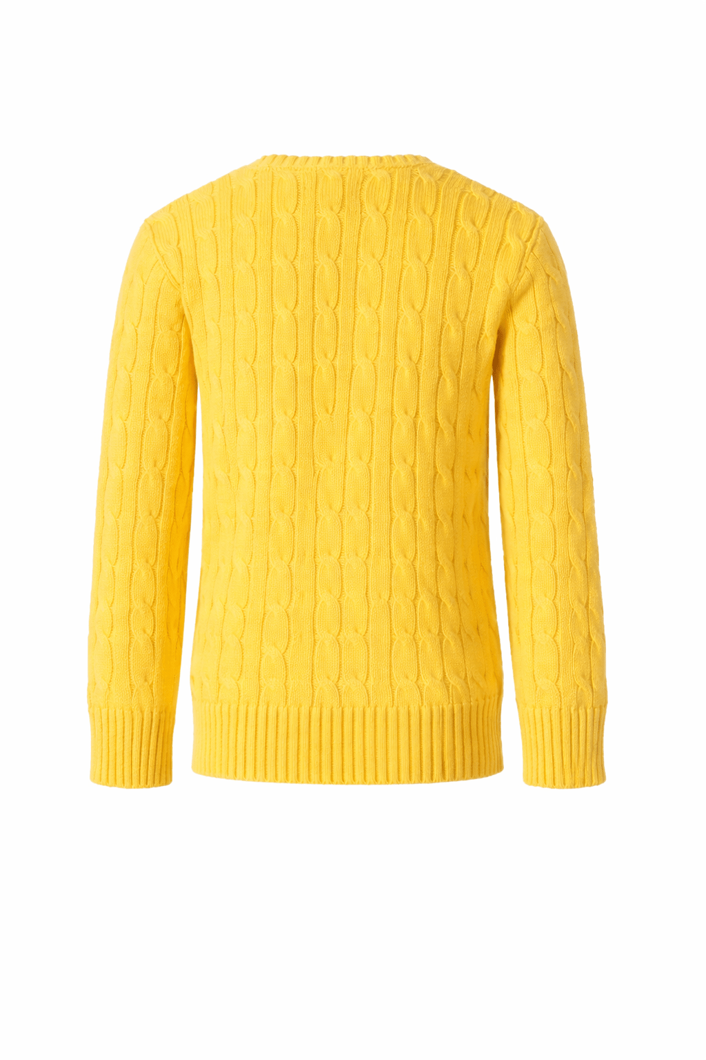 Maglione per bambino Polo Ralph Lauren Kids giallo con ricamo logo Polo Pony sul davanti - Rubino Kids