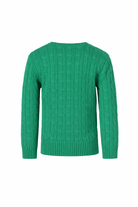 Maglione per bambino Polo Ralph Lauren Kids verde con ricamo Polo Pony sul davanti - Rubino Kids