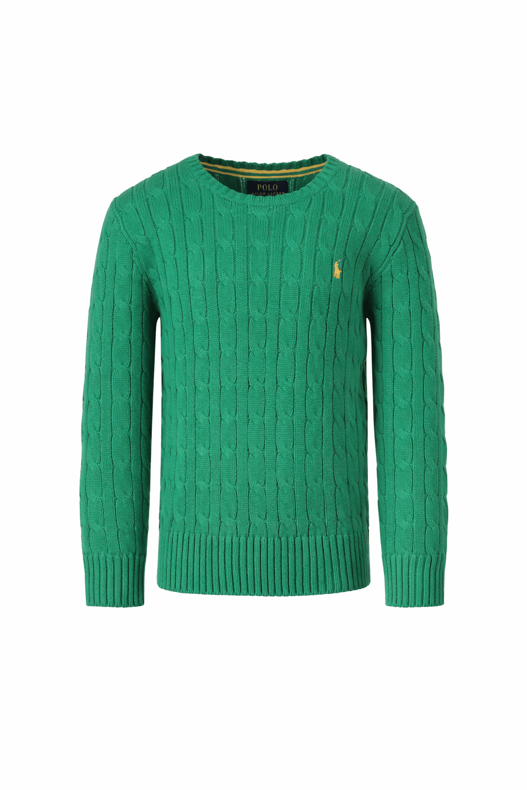 Maglione per bambino Polo Ralph Lauren Kids verde con ricamo Polo Pony sul davanti - Rubino Kids