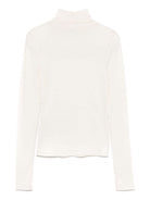 Maglione per donna Scotch & Soda bianco a collo alto in maglia fine - Rubino Kids