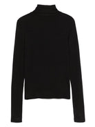 Maglione per donna Scotch & Soda nero a collo alto in maglia fine - Rubino Kids