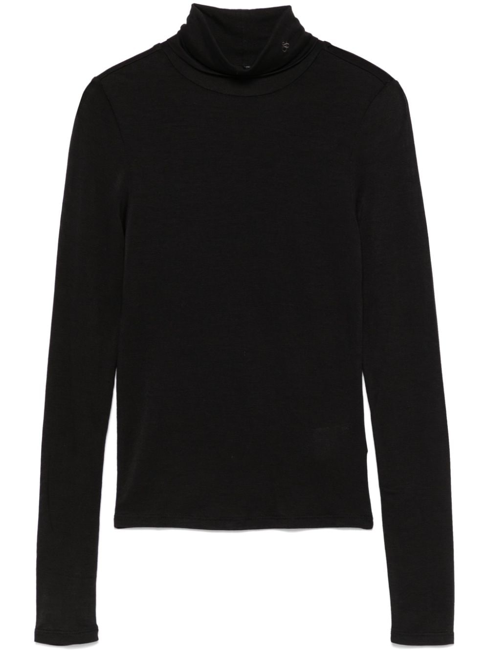 Maglione per donna Scotch & Soda nero a collo alto in maglia fine - Rubino Kids