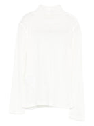 Maglione per neonata Elisabetta Franchi La Mia Bambina bianco con collo alto - Rubino Kids